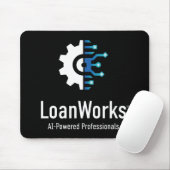 LoanWorks Pro Muismat - Zwart (Met muis)