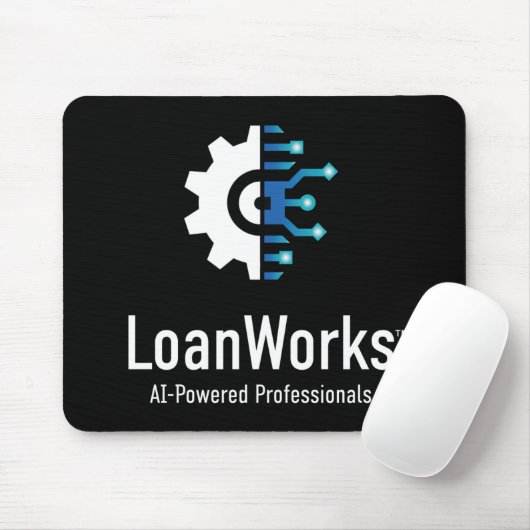 LoanWorks Pro Muismat - Zwart (Met muis)