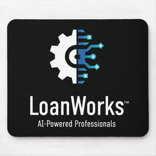 LoanWorks Pro Muismat - Zwart (Voorkant)