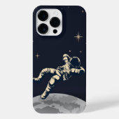loating Astronaut iPhone 14 Pro Max Case – Space D Hoesje (Achterkant)