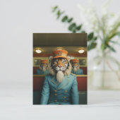 Lobby Tiger Briefkaart (Staand voorkant)