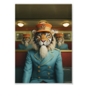 Lobby Tiger Foto Afdruk (Voorkant)