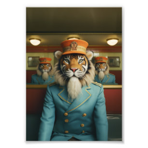 Lobby Tiger Foto Afdruk