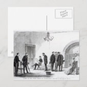 Lobby van het Witte Huis in Washington Briefkaart (Voorkant / Achterkant)