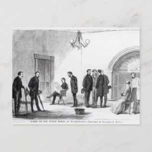 Lobby van het Witte Huis in Washington Briefkaart