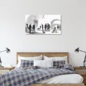Lobby van het Witte Huis in Washington Canvas Afdruk (Insitu (Slaapkamer))