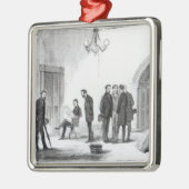 Lobby van het Witte Huis in Washington Metalen Ornament (Links)