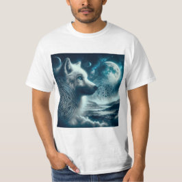 Lobo ártico. belleza en la naturaleza t-shirt