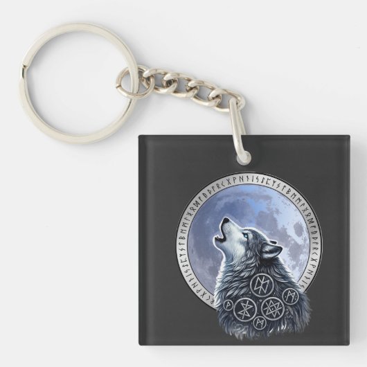 Lobo de Odín Sleutelhanger (voorkant)