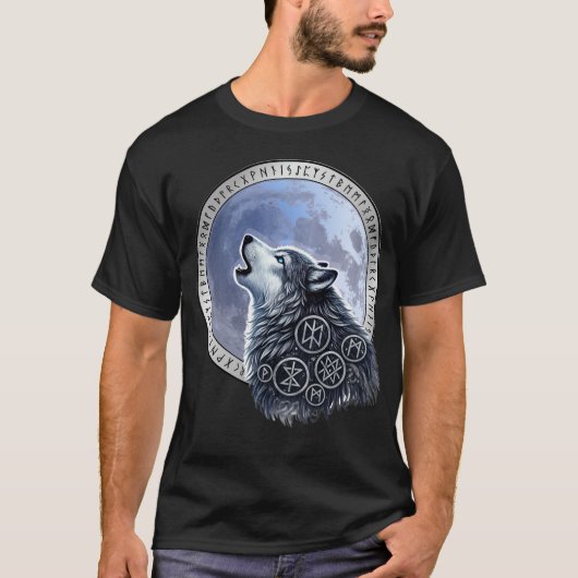 Lobo de Odín T-shirt (Voorkant)