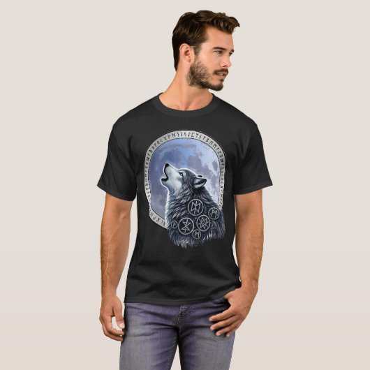 Lobo de Odín T-shirt (Voorkant volledig)