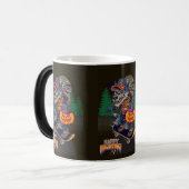 LOBO EN HALLOWEEN Two-Tone COFFEE MOK (Voorkant links)