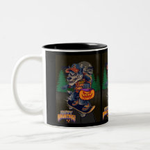 LOBO IN HALLOWEEN Twee-Tons KOFFIEBEEKER