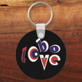 Lobo-liefde Sleutelhanger (Voorkant)