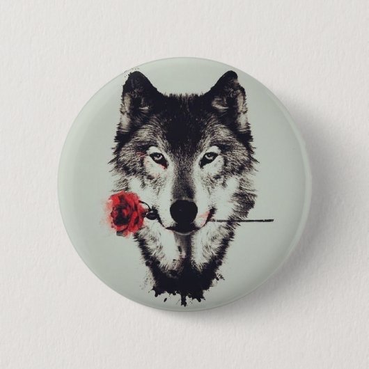 Lobo Romantico Ronde Button 5,7 Cm (Voorkant)