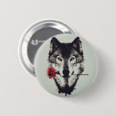Lobo Romantico Ronde Button 5,7 Cm (Voorkant /achterkant)
