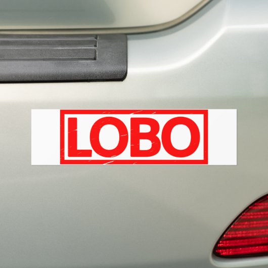 Lobo Stamp Bumpersticker (Op auto)