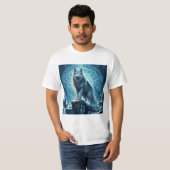 Lobo y runa nórdica t-shirt (Voorkant volledig)