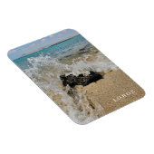 Lobos Island strand uitzicht koelkastmagneet Magneet (Rechterzijde)
