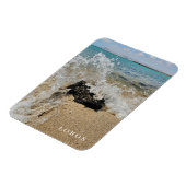 Lobos Island strand uitzicht koelkastmagneet Magneet (Linkerzijde)