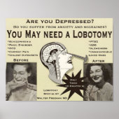 Lobotomie Adverteren Poster | Vintage advertentie  (Voorkant)