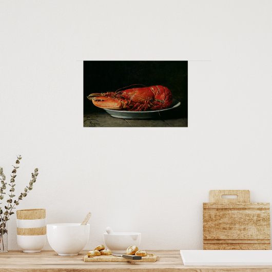 Lobster, 1878 poster (Keuken)