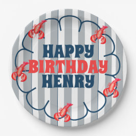 Lobster 1st Birthday Party Papieren Bordje