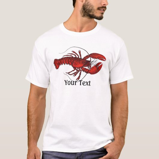Lobster 3 Mannen BasicT-shirt T-shirt (Voorkant)