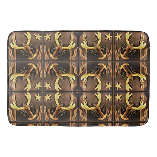 Lobster Abstract Badmat (Voorkant)