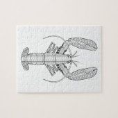 Lobster Adult Coloring Puzzle Legpuzzel (Horizontaal)