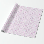 Lobster and Crabs Light Pink Preppy  Cadeaupapier (Uitgerold)