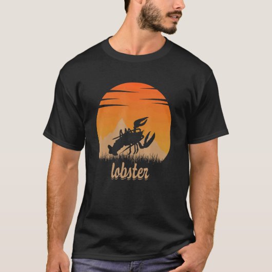 Lobster Animal Hot in the Mounta in Natuur T-shirt (Voorkant)