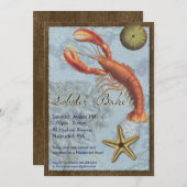 Lobster Bake - Beach Party - bij de Shore Kaart (Voorkant / Achterkant)