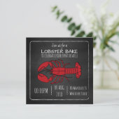 Lobster Bake/Boil Chalkboard op maat Kaart (Staand voorkant)