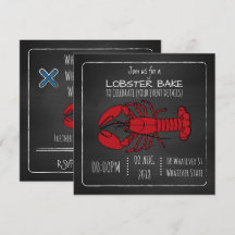 Lobster Bake/Boil Chalkboard op maat