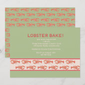 Lobster Bake Invitation Kaart (Voorkant / Achterkant)