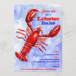 Lobster Bake Invitation Kaart