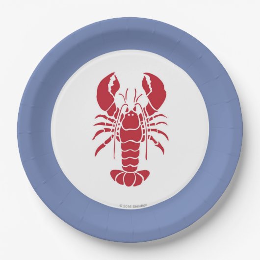 Lobster Bake Paper Bord (Voorkant)