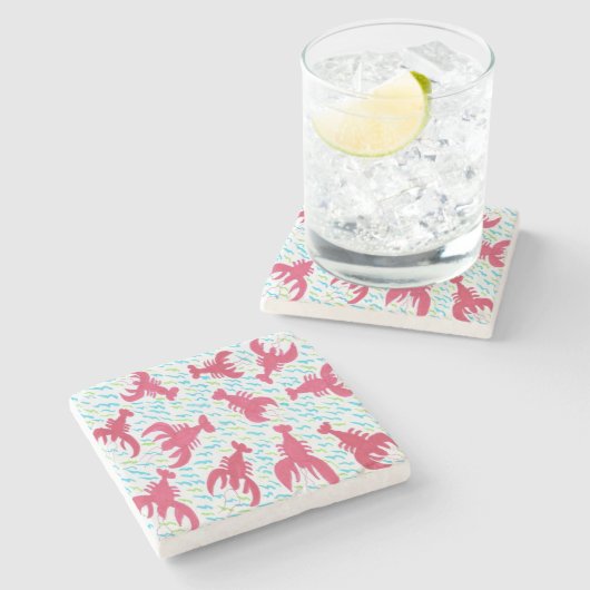 Lobster Bay Stenen Onderzetter (Zijkant)