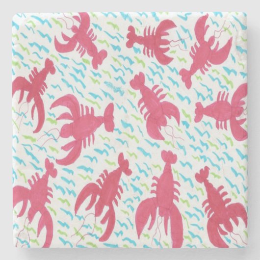 Lobster Bay Stenen Onderzetter (Voorkant)