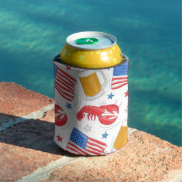 Lobster Beer Flag Star Blikjeskoeler