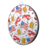 Lobster Beer Flag Star Dartbord (Voorkant Rechts)