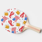 Lobster Beer Flag Star Tafeltennisbatje (Zijkant)