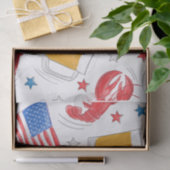 Lobster Beer Flag Star Tissuepapier (Geschenk)