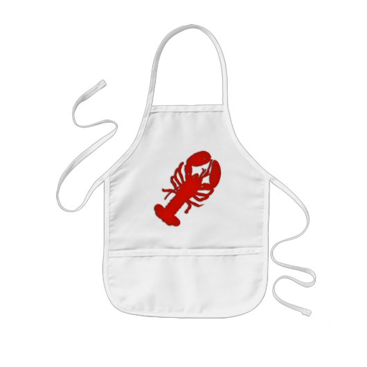 Lobster Bib Small Apron Kinder Schort (Voorkant)