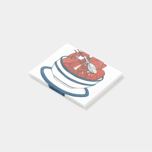 Lobster Bisque Post-it® Notes (Schuin)