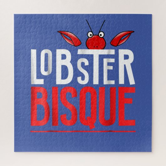 Lobster Bisque Seafood Lovers Gift Legpuzzel (Verticaal)
