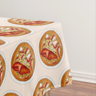 Lobster Bisque Soup Maine ME Food Festival Seafood Tafelkleed