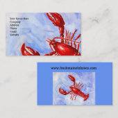 Lobster Biz-kaart Visitekaartje (Voorkant / Achterkant)