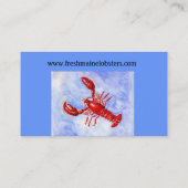 Lobster Biz-kaart Visitekaartje (Achterkant)
